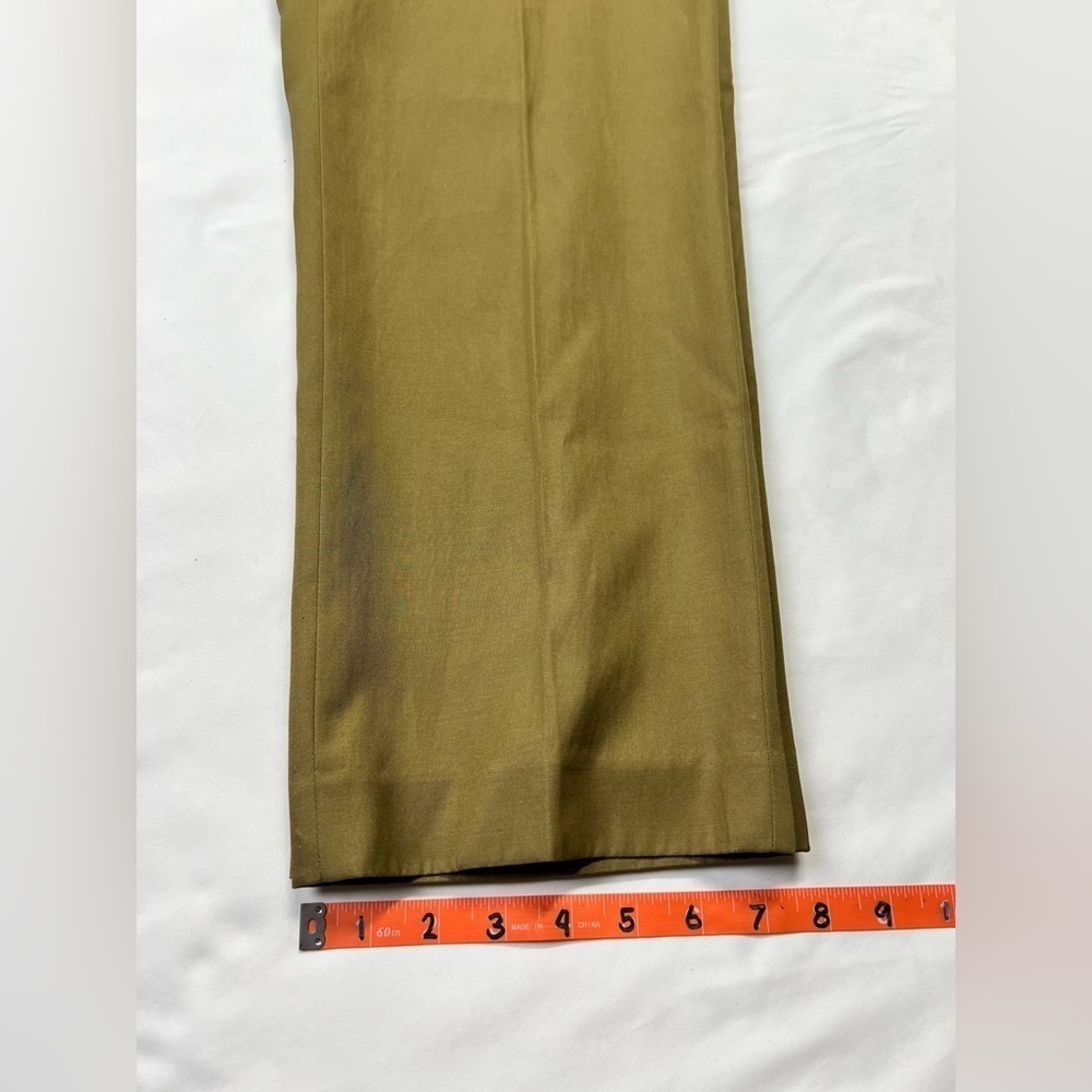 PECK & PECK Bronze‎ brown Silk & Cotton Capri pants size 2. - Picture 11 of 11